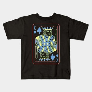 King of Spades Night Mode Kids T-Shirt